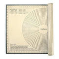 Silicone Pastry Mat 36x24 Inch Nonstick Baking Mat -Perfect for Dough, Pastry, Dough Rolling, Kneading Board, Pie Crust, Fondant, Pasta/Pizza, Kitchen Counter Mat - color: Gray, size: 24"L x 36"W