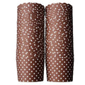 Paper Baking Cups (Polka Dots), Greaseproof Disposable Cupcake Liners (Chocolate Brown, Large Cups (50-Pack)) - color: Chocolate Brown