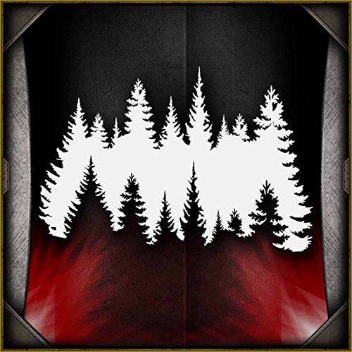 Treeline AirSick Airbrush Stencil Template