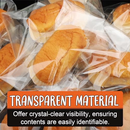 200Pcs Cookie Bags, Self Sealing Cellophane Bags 4x6 Inches, Resealable Treat Bags for Halloween, and Party Favors Bag. - color: 4x6 200Pcs