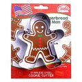 Gingerbread Man Cookie Cutter, Premium Food-Grade Stainless Steel, Dishwasher Safe - color: Gingerbread Man, size: 1