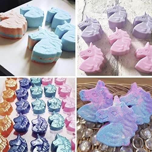 Unicorn Silicone Mold Horse Crayon Silicone Mold Unicorn Cake Molds - color: Pink