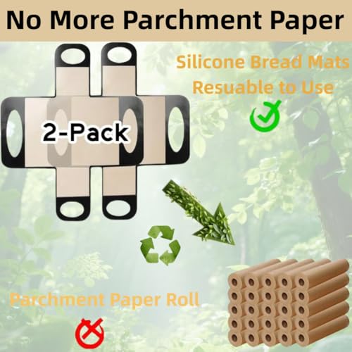 9x5 Loaf Pan Liners Silicone Bread Sling, Silicone Sourdough Bread Loaf Pan