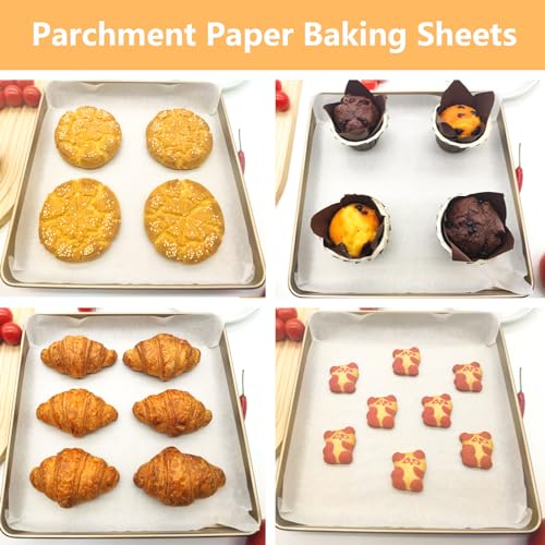Vlwltl 200Pcs 8x8 in Parchment Paper Sheets, White Parchment Paper for Baking, Square Baking Paper Sheets, Wax Paper Squares, Precut Parchment Sheets for Cookies, Air Fryer, Grilling Rack, Oven - size: 200Pcs 8''x8''