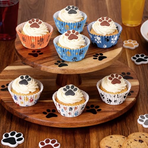 600 Pcs Paper Baking Cups Cupcake Wrappers,Paw Cupcake Liners