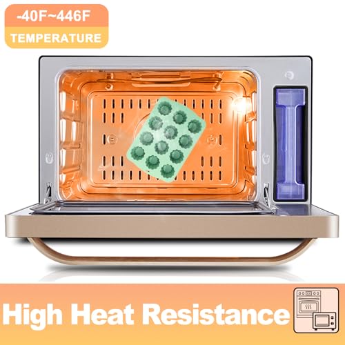 QELEG Silicone Mini Cake Mold, 2.2 inch Silicone Mousse Cake Baking Mold Tall Cylinder Chocolate Molds for Cakes, Brownie, Pudding, Dessert, Pastry, Ice Cream, Jelly, Mint Green, 12-Cavity, flower - color: Mint Green Flower, size: 12-Cavity