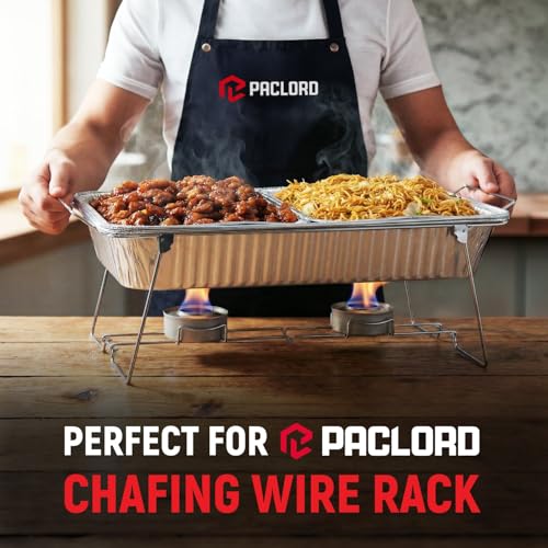 USA-Made Aluminum Foil Pans - Set of 50 Full Size 21" x 13" and 100 Half Size 9" x 13" Disposable Aluminum Trays for Chafing Racks - Great for Cooking, Heating, Food Storing - style: 150 Pans
