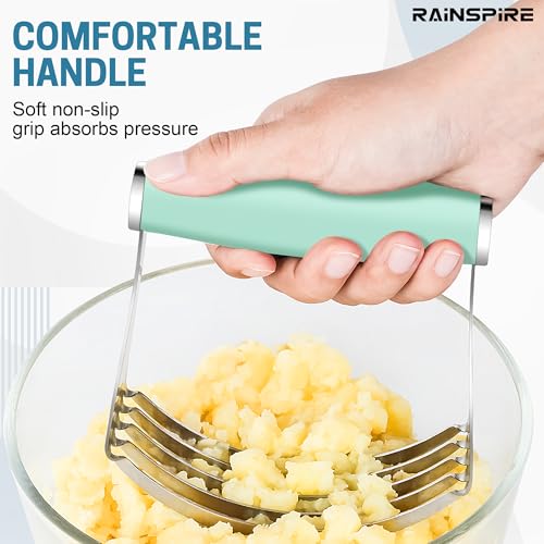 Large Pastry Cutter For Baking Durable Pastry Blender Dough Cutter Mint - color: Mint Green