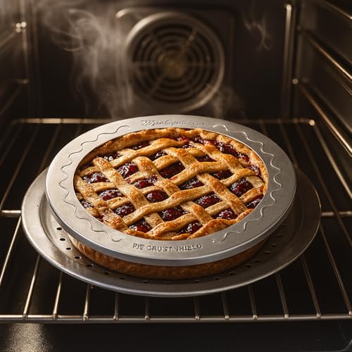 Mrs. Anderson's Baking Pie Crust Protector Shield, Fits Up To 8-Inch Pie Plates, Prevents Over-Browning And Spills - style: Original, 8-Inch, Single