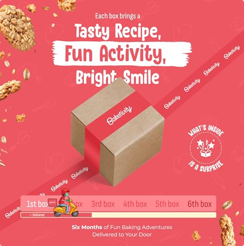 Baketivity 6-Month Baking Subscription Box with Pre-Measured Ingredients - size: 6-Month