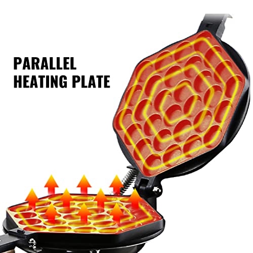 VEVOR Commercial Waffle Maker 30 Pcs, Electric Stainless Steel - size: 30 Pcs