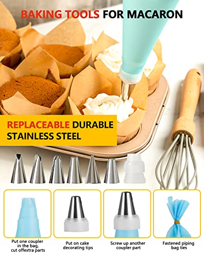Katbite Macaron Silicone Baking Mat Set of 2 Grey - color: 2 Pack