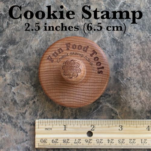 Wood Cookie Stamp, 2.5 Inch (Hamsa CS-082) - color: Hamsa CS-082