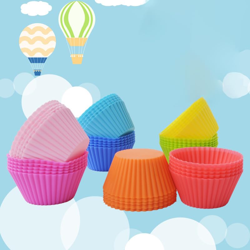 Reusable Silicone Baking Cups | Non-Stick Cupcake & Muffin Liners