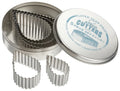 Ateco Fluted Edge Tear Drop Cutters in Graduated Sizes, Stainless Steel, 5 Pc Set - size: Fluted Edge, style: Tear Drop (5 pcs)