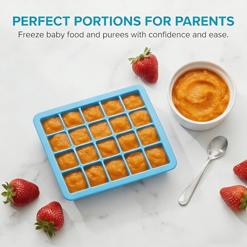 1 Tbsp Silicone Freezer Molds, Silicone Food Freezer Tray - color: Multicolor