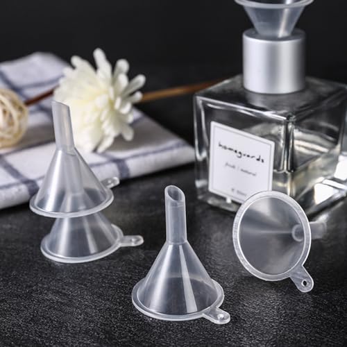 Small Funnel Kit, 9 Pack, 3 Sizes with Droppers for All Small Bottles