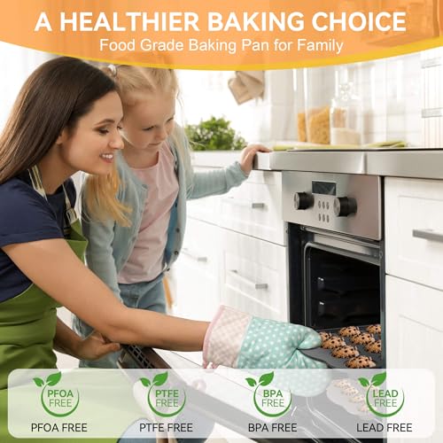 Cupcake Pan Nonstick 2 Pack (Grey, Mini 24 cup) - color: Gray, size: Mini