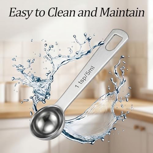 4 Pcs 1 Teaspoon Measuring Spoon