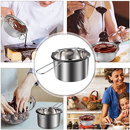 Healifty Stainless Steel Double Boiler Pot Set Melting Pot