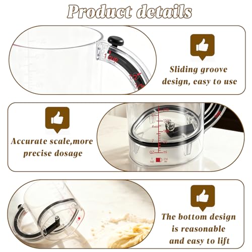 4-in-1 Adjustable Measuring Cup for Liquid & Dry