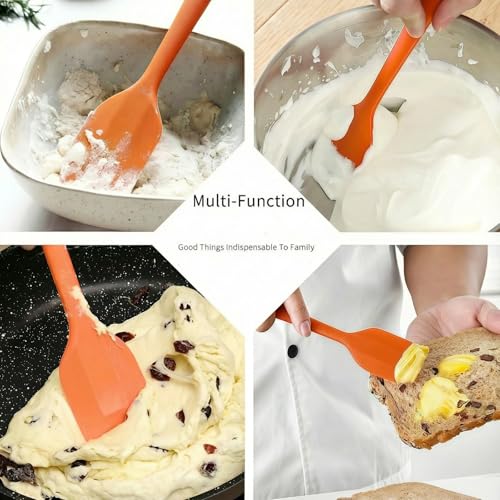 3Pcs Egg Whisk Hand Push Rotary Whisks,Semi Automatic Mixer Stirrer for Making Cream Hand Push Whisk,Beating,Whisking,Stirring,Versatile Milk Frother- Spatula for Baking Mixing