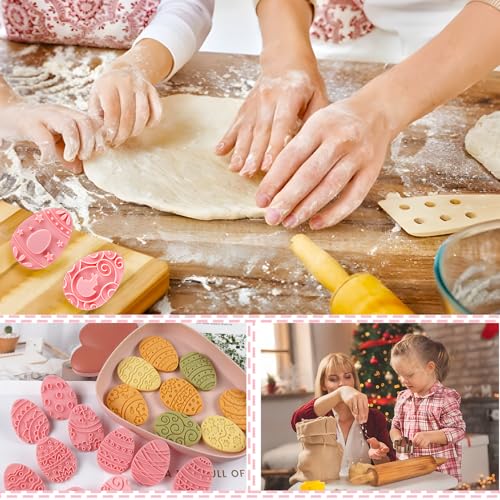 27 PCS Easter Cookie Cutters (3 IN 1) - color: Easter iii