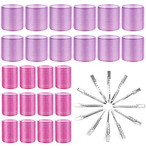 Hair Curlers Rollers for Women, 36Pcs Jumbo Large Hair Roller with 2 Sizes - color: 36 Piece Set