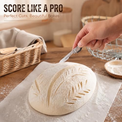 Foldable Bread lame, Stainless Steel Sourdough Scoring Tool