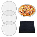 3Pcs 12 Inch Pizza Pan, Pizza Screen for Oven, Daily Baking & Family Meals