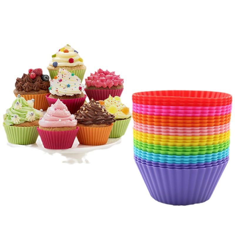 Reusable Silicone Baking Cups | Non-Stick Cupcake & Muffin Liners