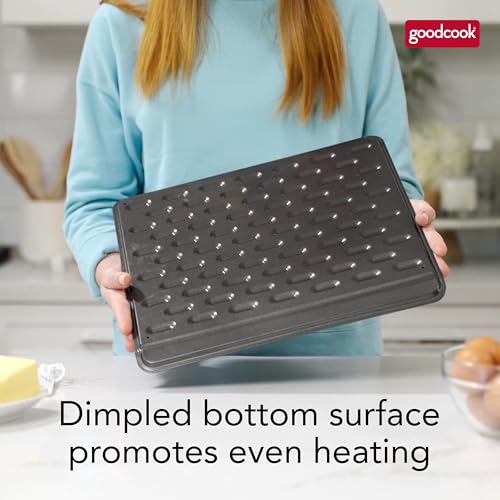 GoodCook AirPerfect Nonstick Air Insulated Cookie Sheet, 14" x 12", No Burning, Gray (Pack of 6) - color: Gray, size: 14 x 12-Inch (Pack of 6)