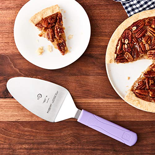 Mercer Culinary Millennia Pie Server/Spatula, 5 Inch x 3 Inch Blade, Purple Handle - color: Purple, size: 5 x 3-Inch Pie Server