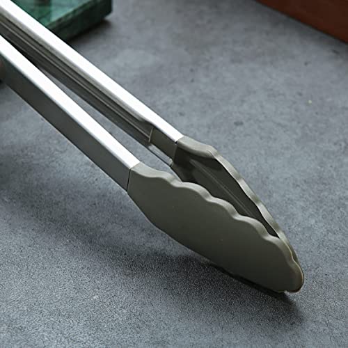 Berglander Cooking Tongs Heavy Duty Food Tongs For Cooking With Silicone Tips, Kitchen Tongs, Grill Tongs, Dishwasher Safe, Easy to Clean - style: i. Cooking Tong