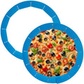 Adjustable Pie Crust Shields Baking Protectors, Silicone Cover Ring Fits 8-11.4 Inch Pies, Baking Pie Pizza Crust Shield Protector Cover for Edges (Blue-2pcs) - color: Blue-2pcs