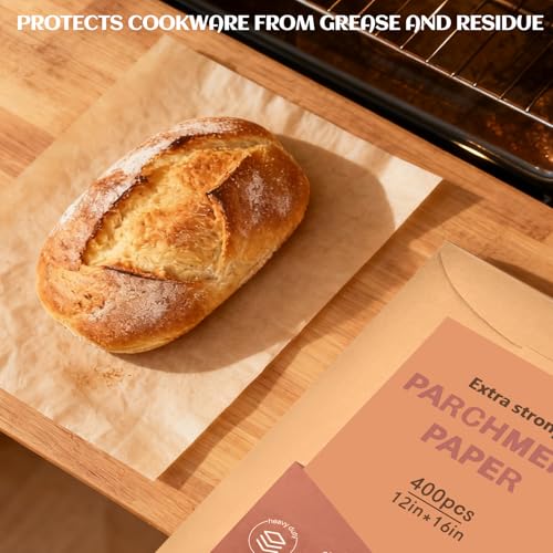 400 Pcs Parchment Paper Sheets, 12x16 Inches Precut Non-Stick Cooking Paper - size: 12x16inch 400pcs