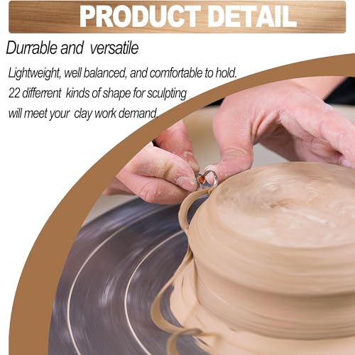LINPHCEY 11-Piece Clay Sculpting Tools Set Perfect for Polymer Air Dry Modeling Clay Beginners & Professionals Ideal for DIY Pottery & Ceramics Tools for Clay Sculpey Sculpting & Crafting - color: 11PCS/SET