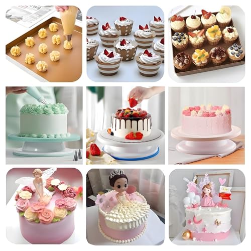 Cake Decorating Kit, 248 Pcs Baking Supplies (Blue)