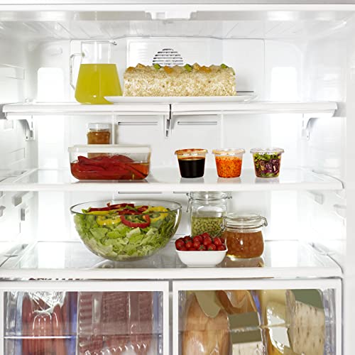 EDI 5.5 oz Clear Disposable Portion Cups with Lids, 50 Sets - style: 5.5 OZ