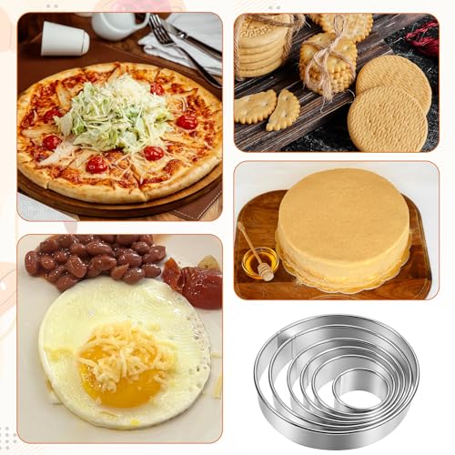Circle Cookie Cutter, 6 Inch Round Cookie Mold