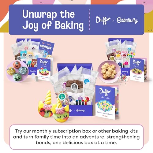 Baketivity x Duff Goldman Unicorn Cookies Kids Baking Kit