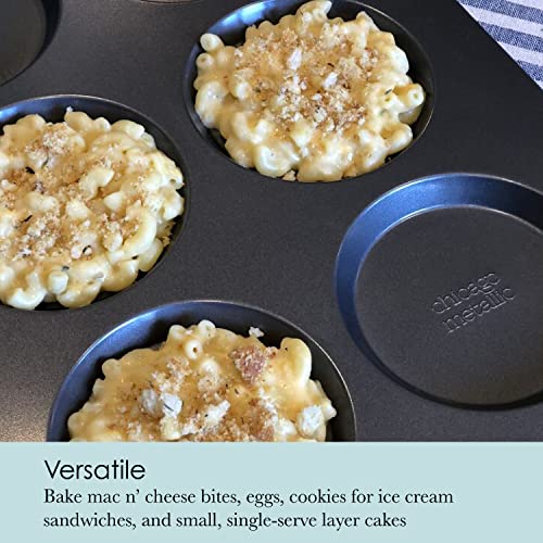 Chicago Metallic Muffin Top Pan - 11 Inch - size: 6-Cup, style: 6-Cup Muffin Top Pan