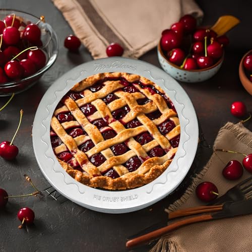 Mrs. Anderson's Baking Pie Crust Protector Shield, Fits Up To 8-Inch Pie Plates, Prevents Over-Browning And Spills - style: Original, 8-Inch, Single