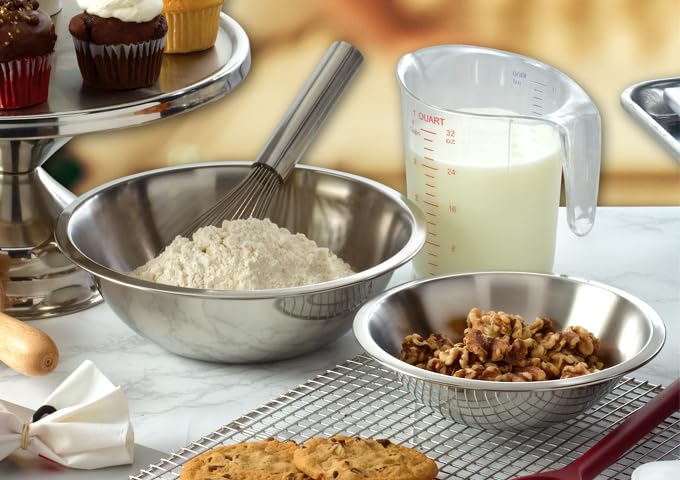 Winco Silver 13 qt Stainless Steel Mixing Bowl - size: 13 Quart