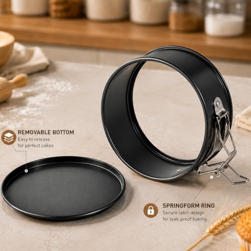4 Inches Mini Springform Pan, 4-Pack - size: 4 Inch