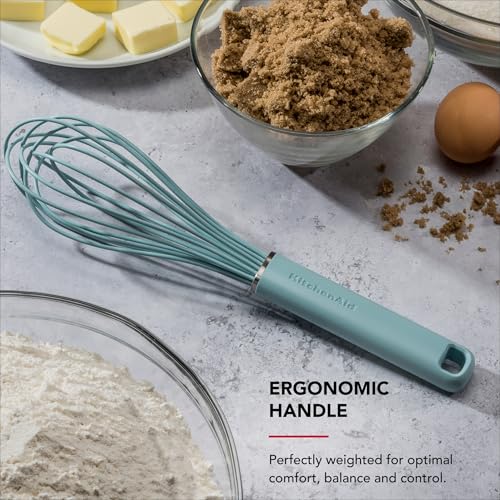 KitchenAid Silicone Whisk - color: Mineral Water