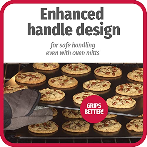 GoodCook AirPerfect Insulated Cookie Sheets Set of 2 Nonstick Carbon Steel Construction Pans for No-Burn Baking with Ergonomic Grip, 16 x 14-Inch, Gray - color: Gray, size: 16 x 14-Inch