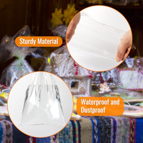 5x7" Clear OPP Treat Bags 200Pcs with Twist Ties, Cellophane Bakery Bags - color: 5*7 Inch 200pcs