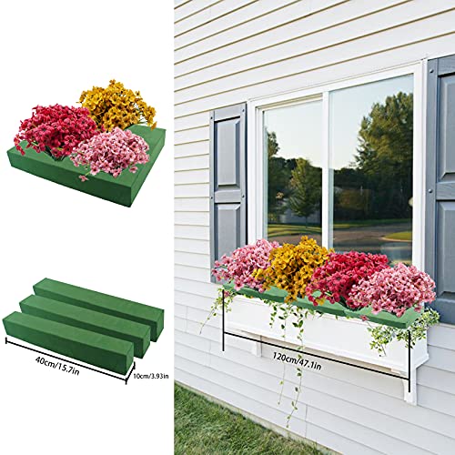 Dry & Wet Floral Foam Bricks, 15.7 x 11.8’’ Large Green Styrofoam Foam Blocks for Fresh Artificial Flowers Arrangements Wedding Florist Supplies Arts & Crafts Project - color: 1pcs-15.7 X 11.8’’