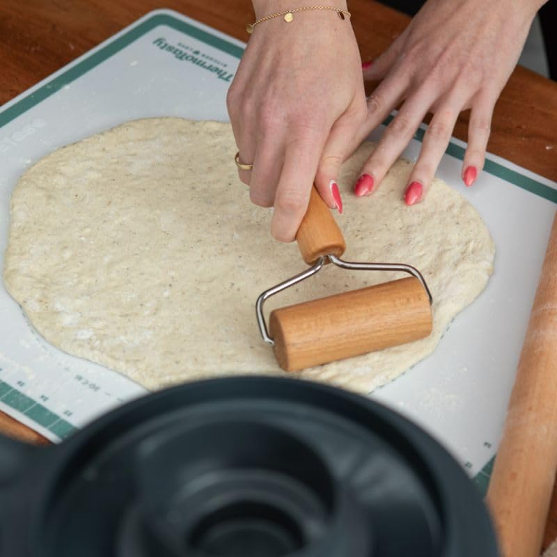 Watris Veiyi Small Rolling Pin, Wooden Dough Roller for Home Kitchen